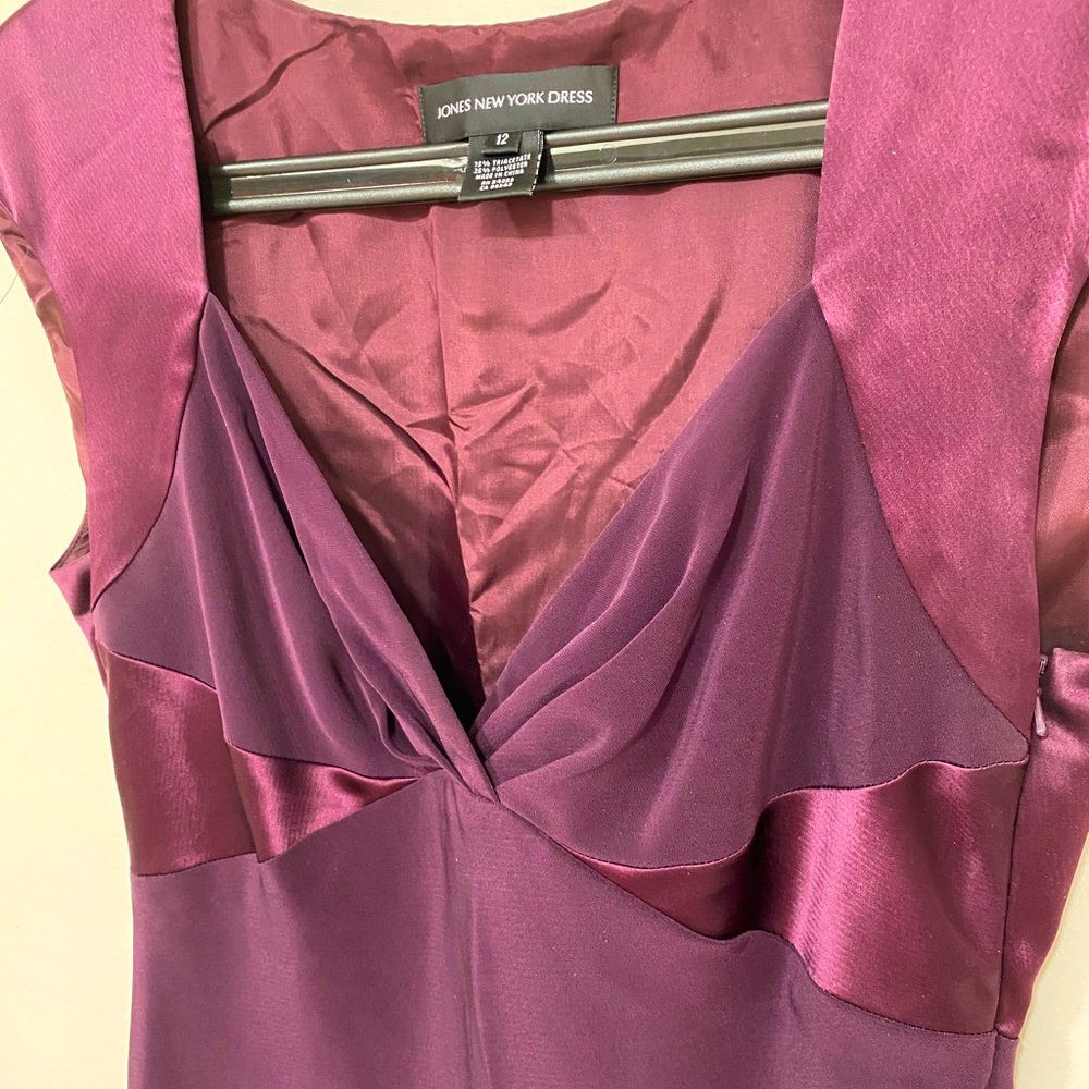 Jones New York Purple Cocktail Dress